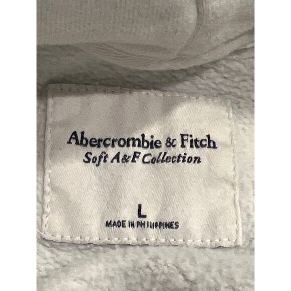 Abercrombie & Fitch Men’s Soft Striped Pullover Hooded Sweatshirt Size L Multi - Picture 3 of 3